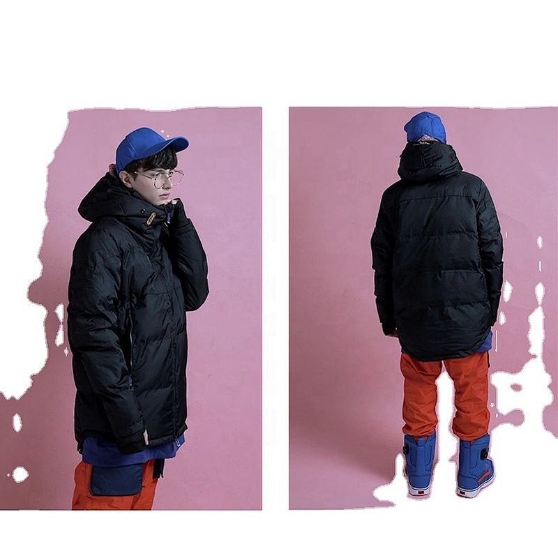 OEM/ODM Skiing Clothes Man Coat Faux Fur Ski Jacket Waterproof Mens Snowsuit