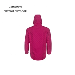 Foshan Light Custom Logo Waterproof Outdoor Ladies Windproof Jacket With Hood