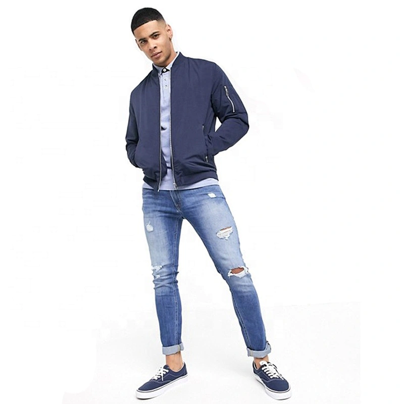 Oem Odm Men'S Jackets & Coats Custom Blank Bomber Jackets Men