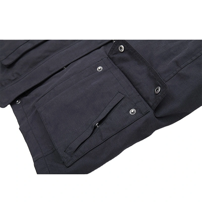 OEM ODM Black Two-Pieces Hoodie Windbreaker Jacket Waterproof Custom Windbreaker Men