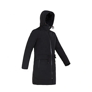 OEM ODM Professional Design Medium Long Trench Custom Black Men Windbreaker