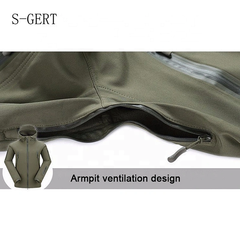 Sport Polyester OEM Outerwear Men Winter Outdoor Waterproof Fleece Liner Jacket