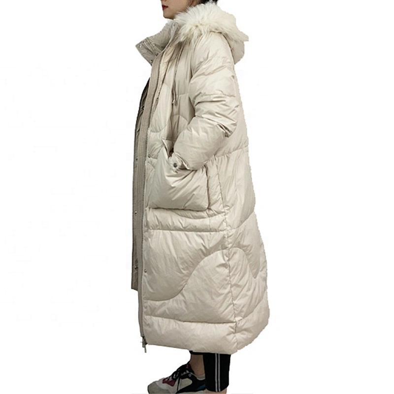 Oem Odm Ruiniu Casacas Parkas Para Mujer Custom Down Jacket Winter Women Puffy Jacket With Hood
