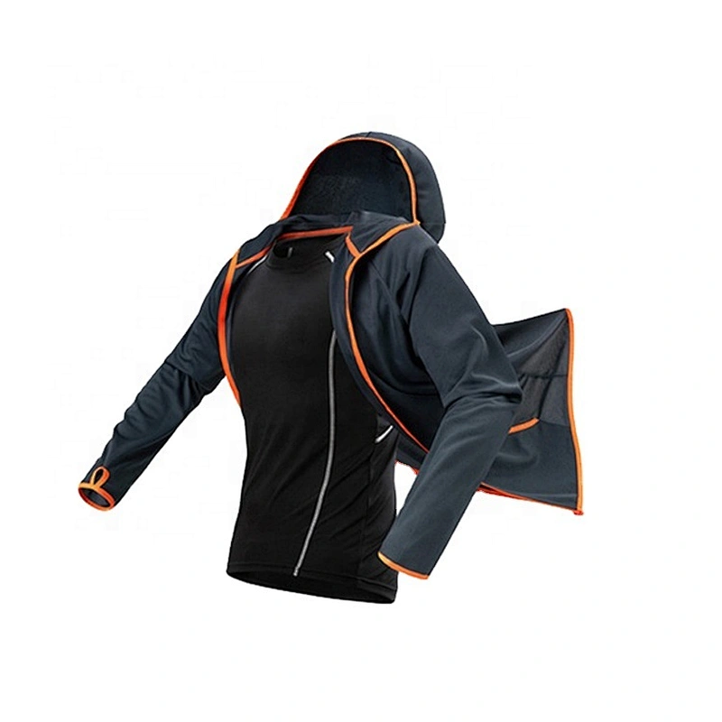 OEM ODM Plain Brands Light Mens Pull Over Polyester Black Windbreaker Running With Hoods