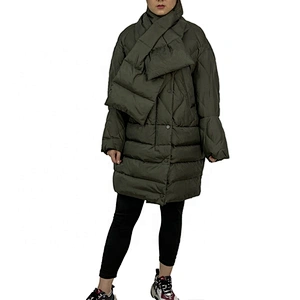 Oem Odm 2020 Puffer Coat Casaca Parkas Dama Medium Length Down Jacket From Ruiniu Factory