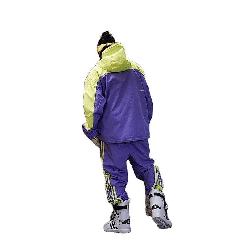 OEM/ODM Waterproof Color Hood Crane Snow Wear Race Suit Ski Jaket