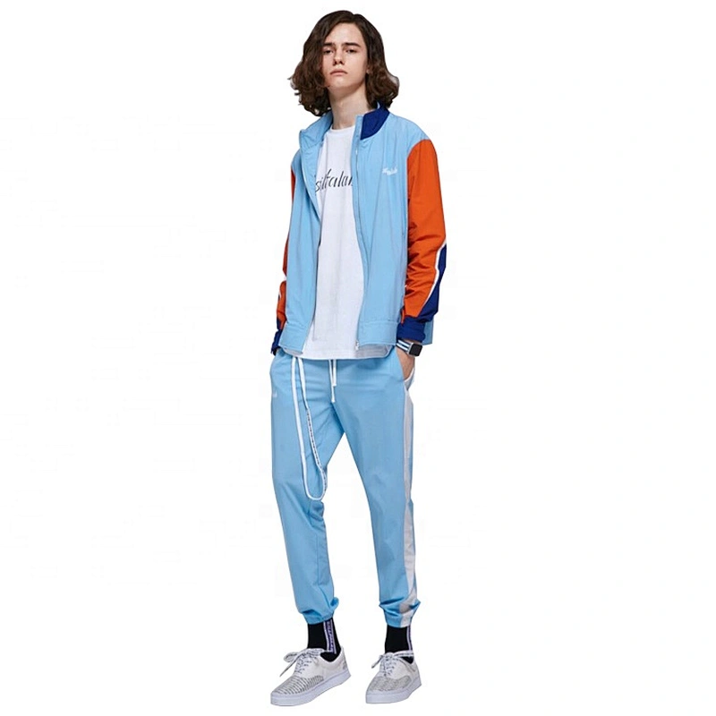 3 in 1 Men Sports Windbreaker Set Short Long Pants Jacket Sportswear
