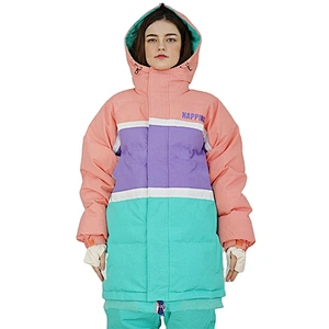 OEM/ODM Three Colors Mixed Customized Winter Outdoor Sports Women Snow Snowboard Custom Jacket Printing