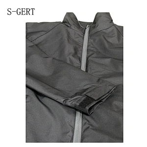 OEM ODM Blank Black Mens Custom Windbreaker Jacket