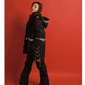 OEM ODM Winter Skiing Snowboard Clothing Ski Snow Wear Design Woman Snowsuit