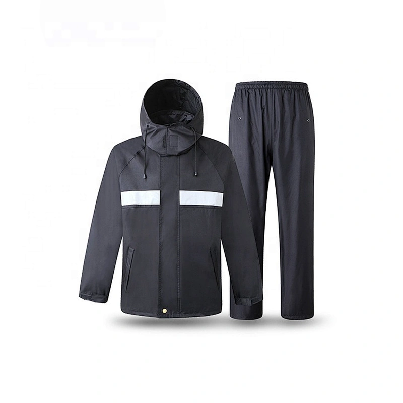 Oem Odm Street Cycling Outdoor Reflective Track Jacket Black With Reflective Tape Jacket From Ruiniu Manufacturer