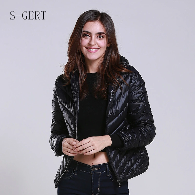 Puffer Down Coat Warm Short Women Ultralight Winter Down Jackets