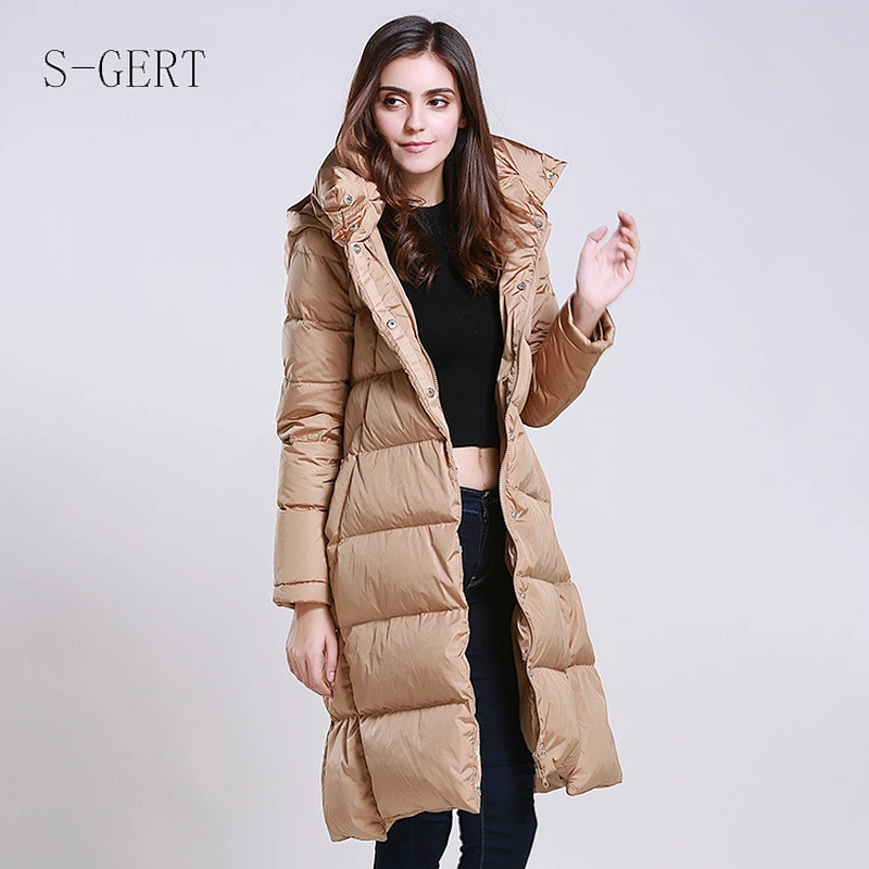Winter Outdoor Waterproof Down Hoodi Women Jacket Parka
