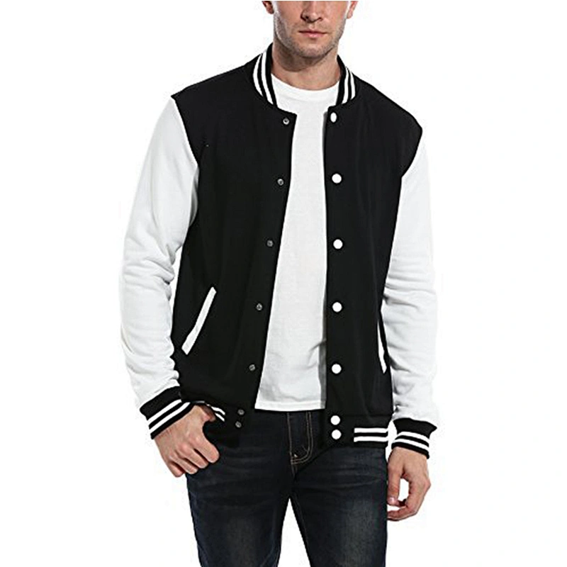 OEM ODM Cheap Baseball Jackets Men Custom Red Varsity Bomber Jacket