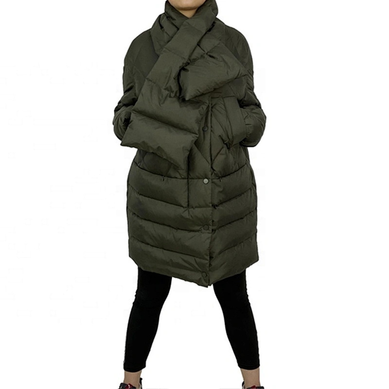 Oem Odm 2020 Puffer Coat Casaca Parkas Dama Medium Length Down Jacket From Ruiniu Factory