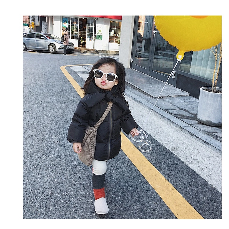 Waterproof Raincoat Girls Heated Warm Down Jacket Children Clothes Wholesale