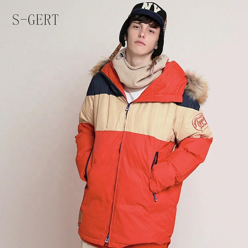 Ruiniu Red Men Outdoor Profession Snow Ski Jacket from Foshan