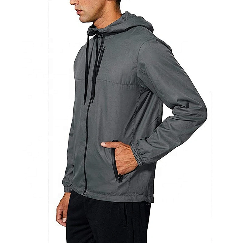 Oem Dom Hooded Blank Windbreaker Rain Jacket Waterproof Hombre Casaca Impermeable From Ruiniu Manufacturer