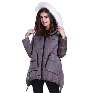 Oem Odm Chaquetas En Plumas Winter Hooded Custom Women Jacket Goose Down From Ruiniu Factory