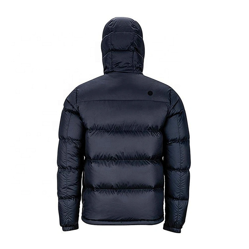 Oem Odm Custom Light Down Hooded Jacket Puffer Down Fill Mens Duck Goose Down Jacket