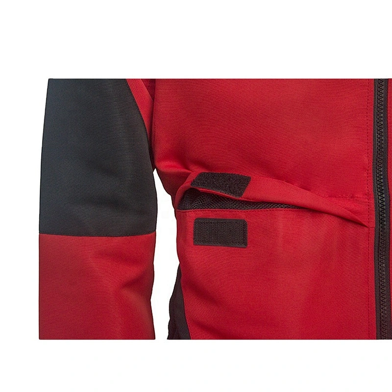 OEM ODM Black Red Patchwork Waterproof Wind Cheater Collar Men'S Jackets Windbreaker