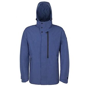 2020 windproof outdoor sportswear waterproof blue long outdoor jacket polyester windbreaker custom logo From Ruiniu Factory
