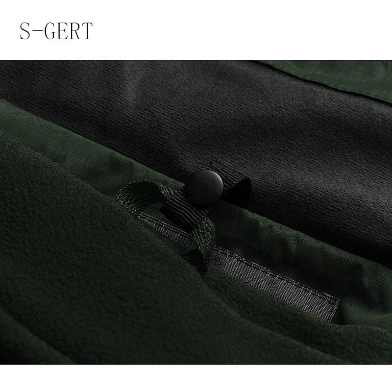 2 In 1 Winter Waterproof Windbreaker Fleeced Jacket For Men