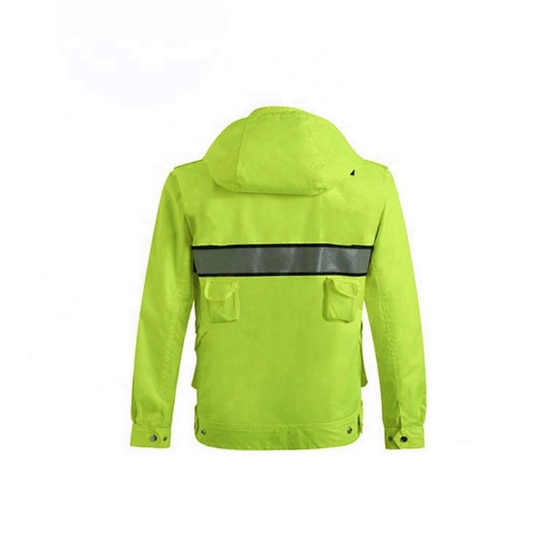 Oem Odm Reflective Rain Jackets Security Rain Working Reflective Winter Jacket From Ruiniu Factory