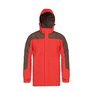 OEM/ODM Custom 3 In 1 Waterproof Windbreaker Mens Outdoor Jacket