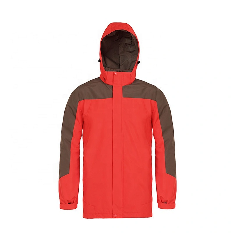 OEM/ODM Custom 3 In 1 Waterproof Windbreaker Mens Outdoor Jacket