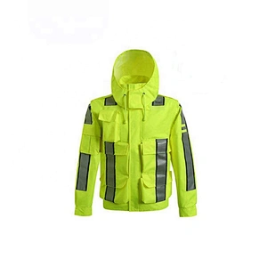 Oem Odm Reflective Rain Jackets Security Rain Working Reflective Winter Jacket From Ruiniu Factory