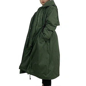 Oem Odm Custom Puffy Parker Long Down Feather Jacket From Ruiniu Factory