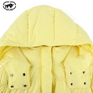 2020RUINIU Autumn and winter new women's wear 90% white duck down thickened loose-fitting hat short down jacket