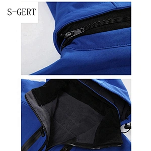 Blue Waterproof Breathable Cycling Windbreaker  Men