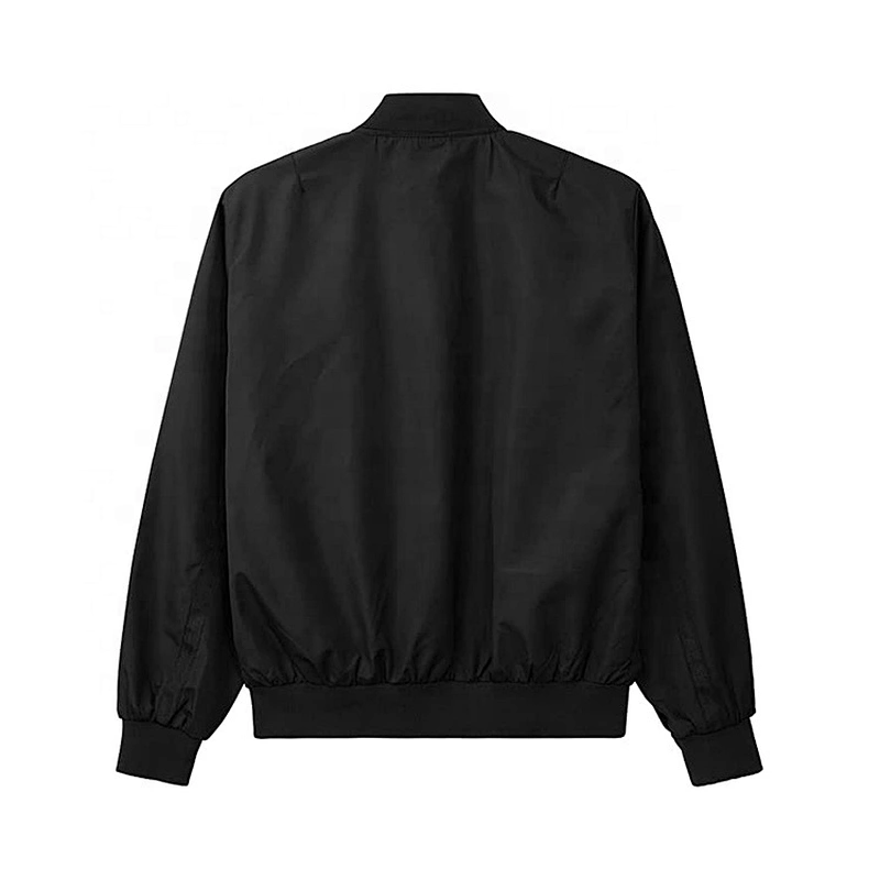 Oem Odm 2020 Lightweight Custom Bomber Jacket chaqueta de bombardero Black Wind Breaker Jackets For Men Casual