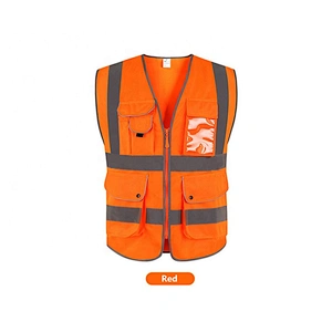 Oem Odm Safety Reflective Vest Short Custom High Visibility Safety Reflective Vest From Ruiniu Factory
