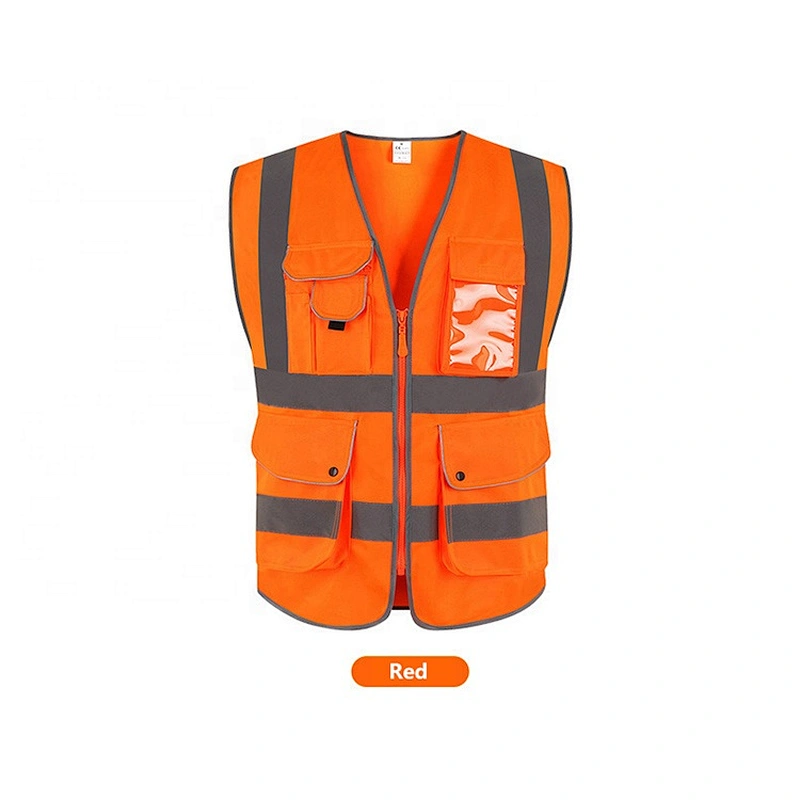 Oem Odm Safety Reflective Vest Short Custom High Visibility Safety Reflective Vest From Ruiniu Factory