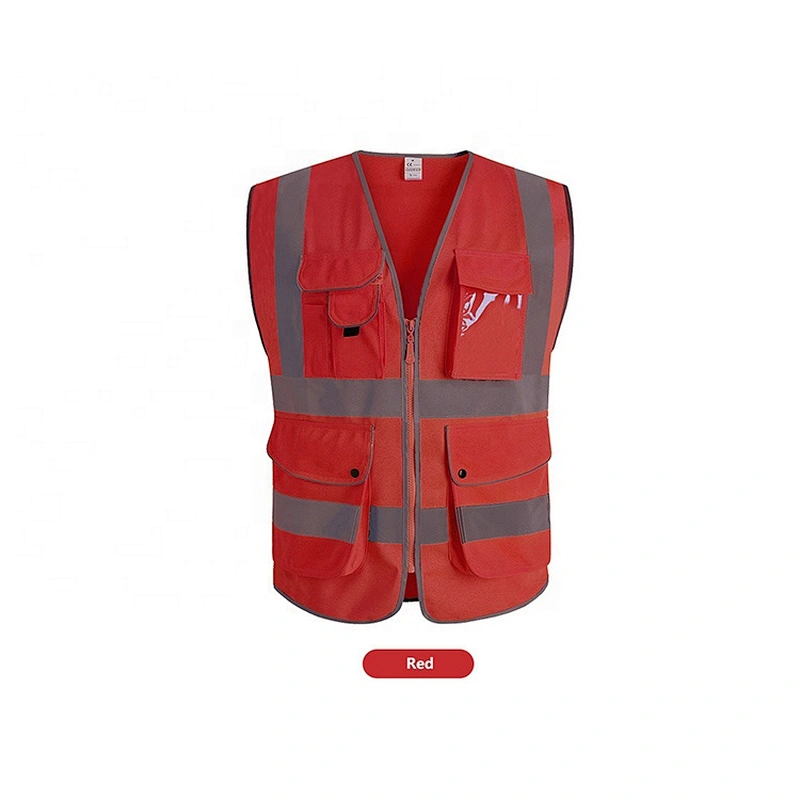 Oem Odm Safety Reflective Vest Short Custom High Visibility Safety Reflective Vest From Ruiniu Factory