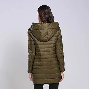 Breathable Softshell Winter Ladies Eleg Coat Down Parka Jacket