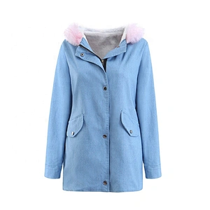 Oem Odm Cotton Padded Ladies' Casual Jacket Winter Long Coat Women Casacas Parka Por Mayor Custom Cotton Jackets