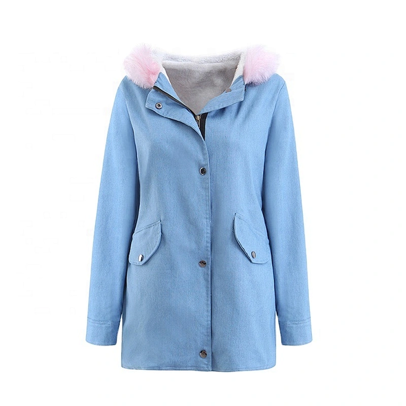 Oem Odm Cotton Padded Ladies' Casual Jacket Winter Long Coat Women Casacas Parka Por Mayor Custom Cotton Jackets