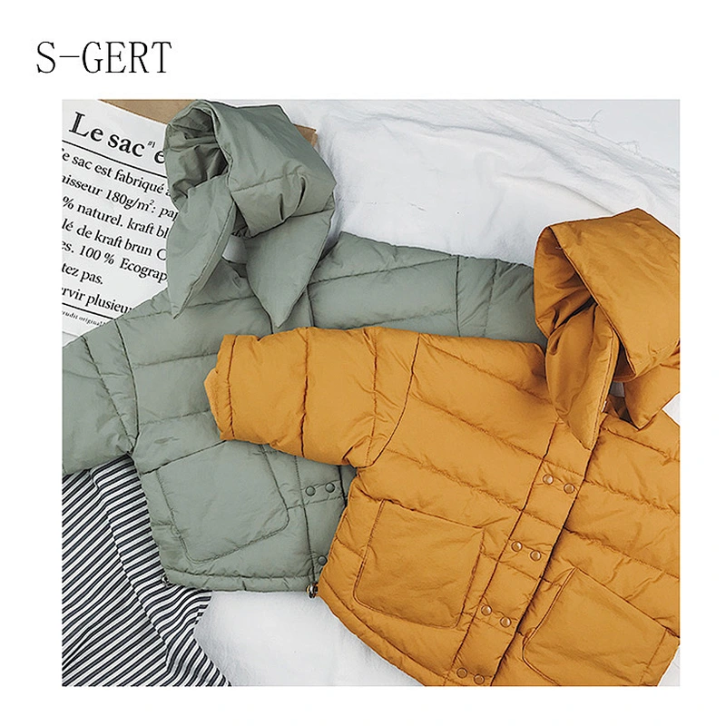 Children Wears Goos Down Kid Winter Jacket For Girlsacket For Girl