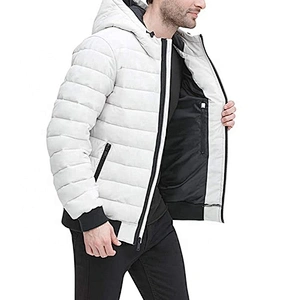 Oem Odm White Puffer Jacket Duck Down Filled Custom Down Jacket