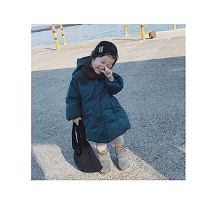 Cute Stock Winter Warm Child Clothes Down Jacket Kids Girl For Children