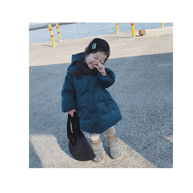 Cute Stock Winter Warm Child Clothes Down Jacket Kids Girl For Children