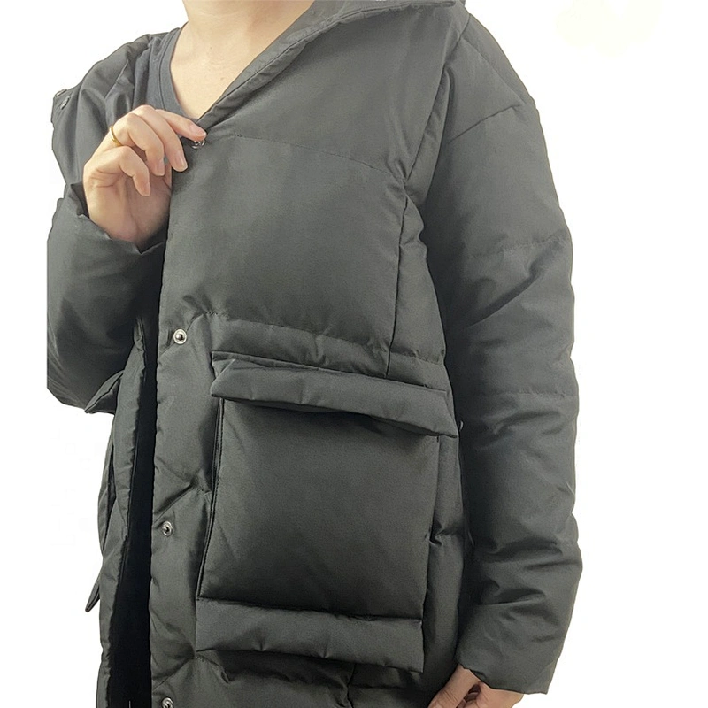 Oem Odm Casaca Calentador Women'S Ladies Down Jacket Long Sport Puffer Jackets From Ruiniu Manufacturer