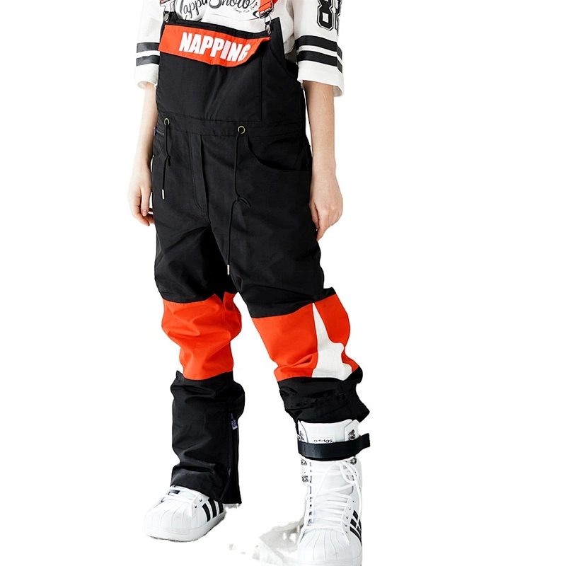 OEM/ODM Factory OEM Black Women Waterproof Winter Outdoor Sports Snow Wholesale Bib Ski Pants