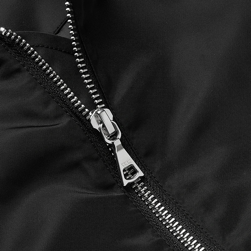 Oem Odm Oversize Windbreaker Black Bomber Jacket Para Hombre Casacas Piloto From Ruiniu Manufacturer