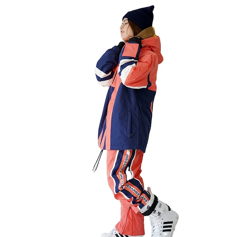 OEM/ODM Softshell Pink Knee Patch Snowboard Trousers Waterproof Ski Snow Pants