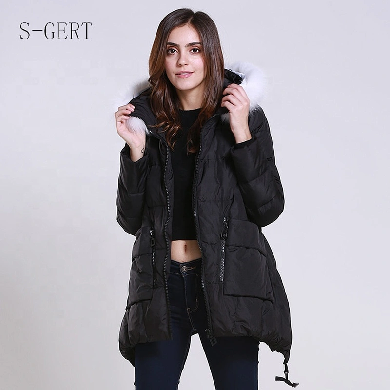 Hot Sale Waterproof Down Coat Canada Style Design Zipper Duck Down Jacket Women